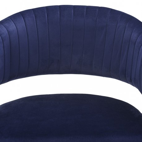 Кресло ariadna, велюр, синее