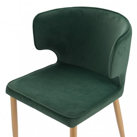 Кресло martin, велюр, зеленое