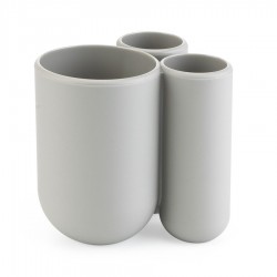 Стакан для зубных щеток touch, серый