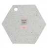Доска сервировочная из камня elements hexagonal 30 см