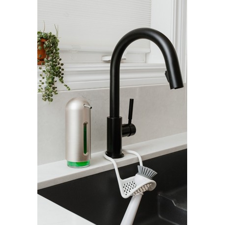 Диспенсер для жидкого мыла penguin, 355 мл, никель