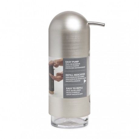 Диспенсер для жидкого мыла penguin, 355 мл, никель