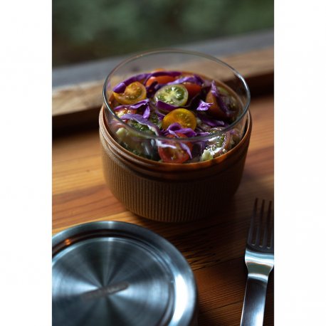 Ланч-бокс glass lunch pot, 600 мл, коричневый
