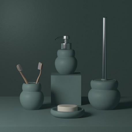 Диспенсер для жидкого мыла markl, 420 мл, зеленый