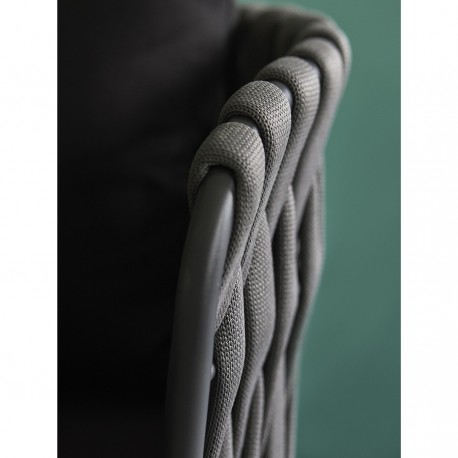 Стул braid, серый/черный