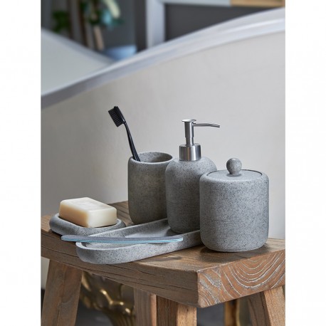 Мыльница loup, темно-серая