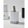 Стакан для зубных щеток tyer, 470 мл, белый/серый