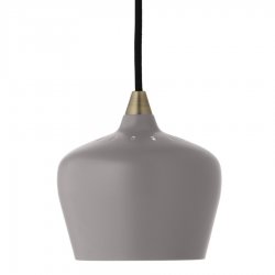 Лампа подвесная cohen small, 15хD16 см, серая матовая, черный шнур