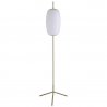 Лампа напольная silk, 150 см, белое опаловое стекло/античная латунь