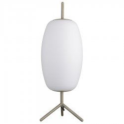 Лампа настольная silk, 53хD20 см, белое опаловое стекло