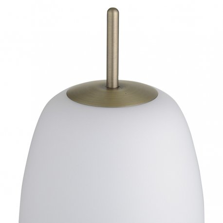 Лампа настольная silk, 53хD20 см, белое опаловое стекло
