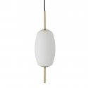 Лампа подвесная silk, 55хD16 см, белое опаловое стекло