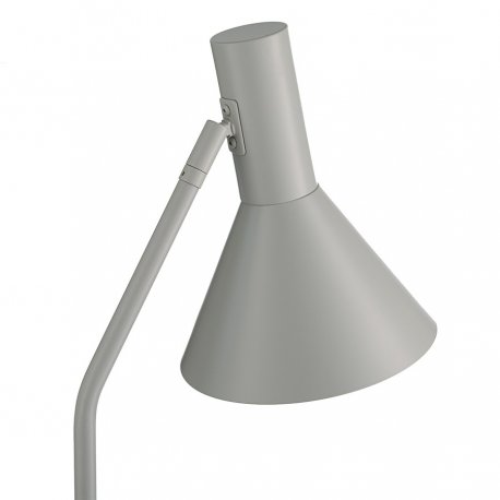 Лампа настольная lyss, 50х25хD18 см, светло-серая матовая