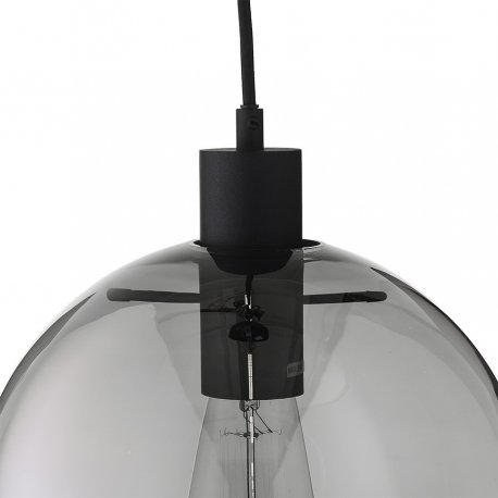 Лампа подвесная kyoto round, 18хD25 см, серая
