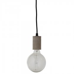 Лампа подвесная bristol, 10хD8 см, серая
