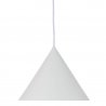 Лампа подвесная benjamin xl, 35хD46 см, белая матовая, белый шнур