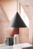 Лампа подвесная benjamin, 22хD30 см, серая матовая, серый шнур