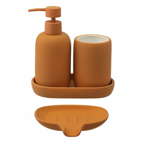 Мыльница flow, терракотовая