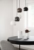 Лампа подвесная ball, 33хD40 см, серая матовая, серый шнур