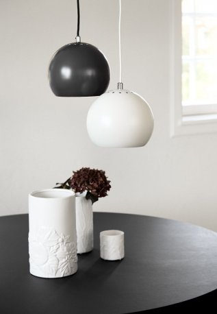 Лампа подвесная ball, 33хD40 см, серая матовая, серый шнур