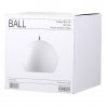 Лампа подвесная ball, 16хD18 см, белая матовая, белый шнур
