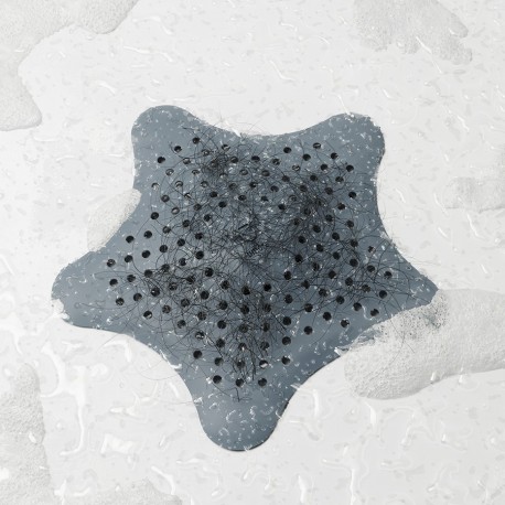 Фильтр для слива starfish, серо-голубой