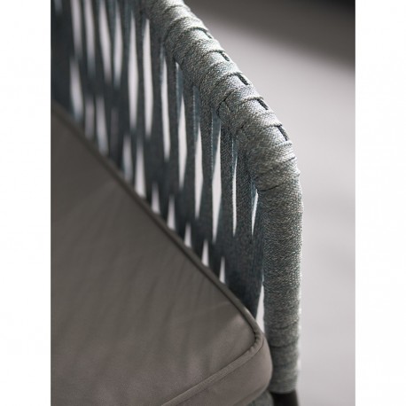 Стул reed, черный/серо-голубой