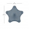Фильтр для слива starfish, серо-голубой