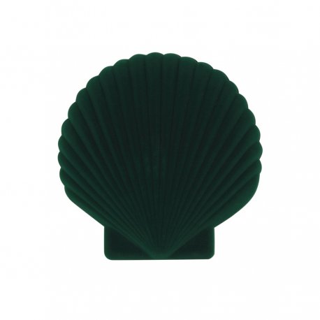 Шкатулка для украшений shell, зеленая
