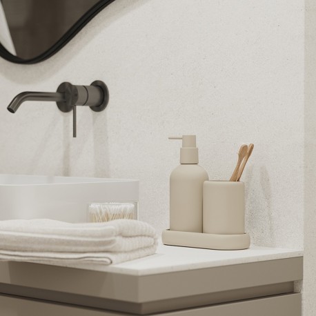 Диспенсер для жидкого мыла slim, светло-серый