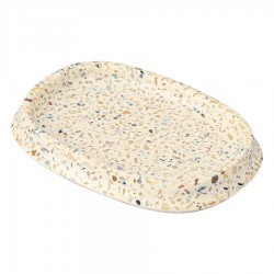 Мыльница mosaic, светло-бежевая