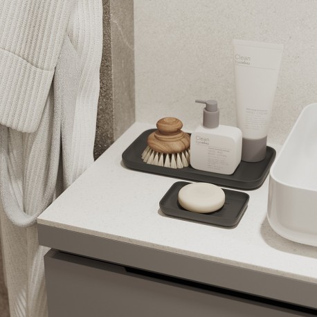 Мыльница slim, черная