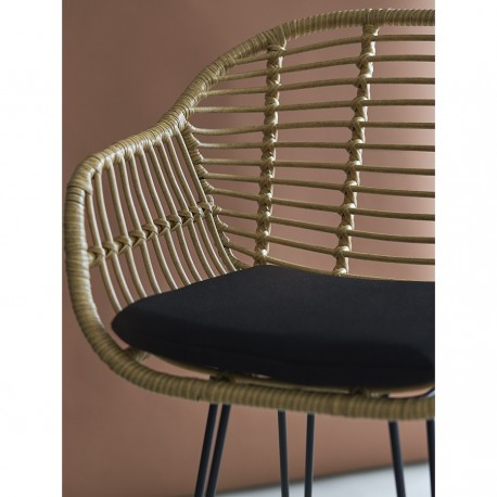 Стул полубарный vetle bent, ротанг