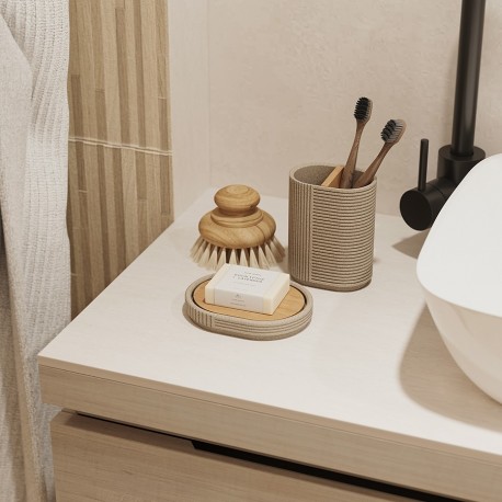 Стакан для зубных щеток dune, песочный