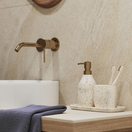 Стакан для зубных щеток mosaic, светло-бежевый