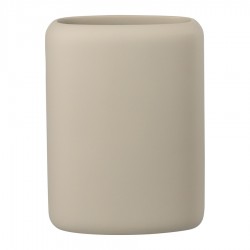 Стакан для зубных щеток slim, светло-серый