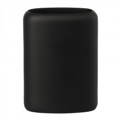 Стакан для зубных щеток slim, черный