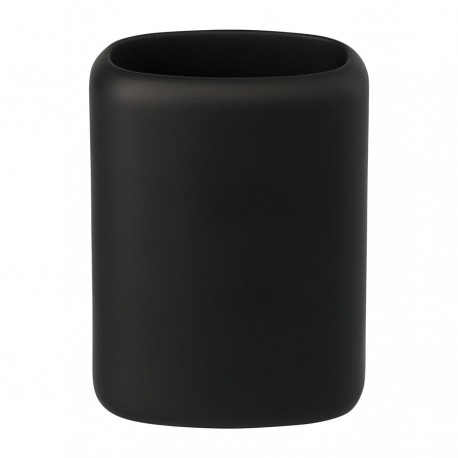 Стакан для зубных щеток slim, черный