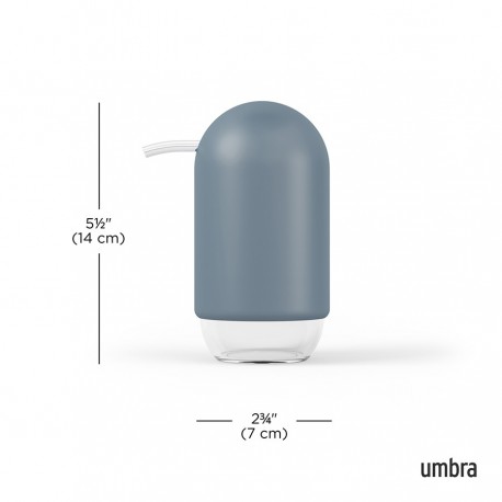 Диспенсер для мыла touch, 235 мл, синий