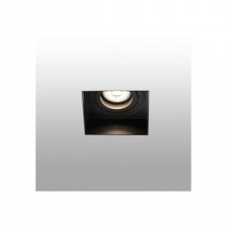 Встраиваемый светильник квадратный Hyde черный GU10