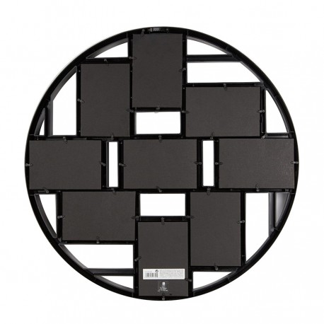 Панно для фотографий luna, черное, 9 эл.