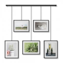 Панно для фотографий exhibit, черное, 5 эл.
