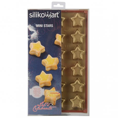 Форма для приготовления пирожных stars силиконовая