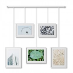 Панно для фотографий exhibit, белое, 5 эл.