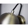 Лампа настенная ball, D12 см, античная латунь, матовая