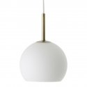 Лампа подвесная ball, 15хD18 см, белое опаловое стекло