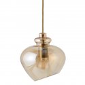 Лампа подвесная grace, 25хD21 см, стекло, шампань