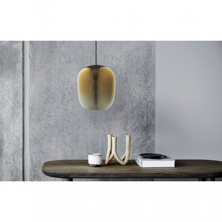 Лампа подвесная ombre, 30хD25 см, стекло, золото