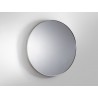 Зеркало круглое Orio Ø120 серебряное