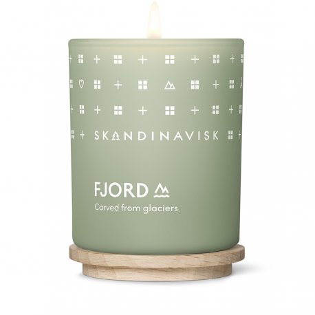 Свеча ароматическая fjord с крышкой, 65 г (новая)